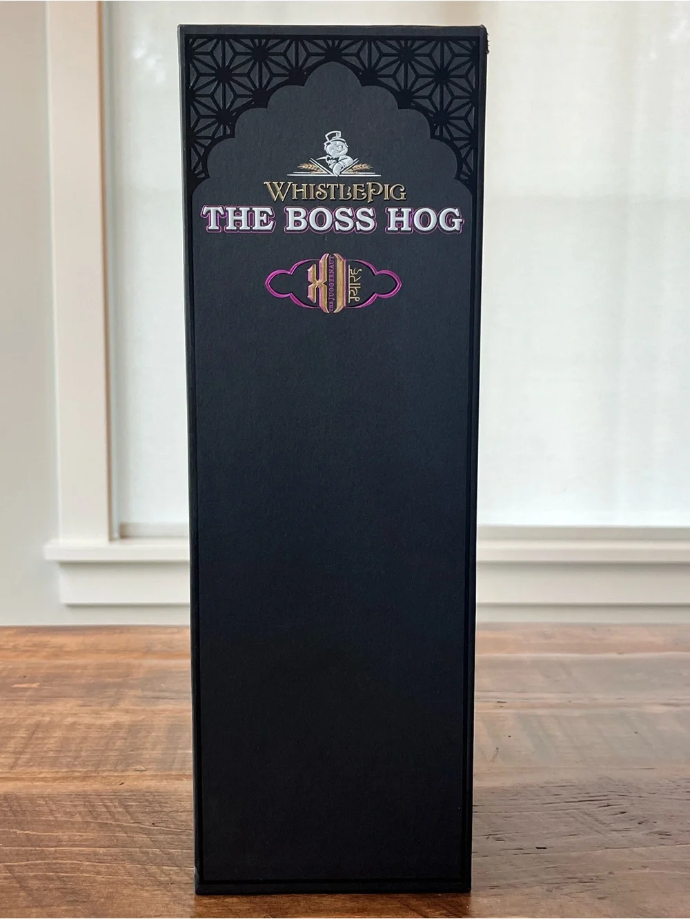 WhistlePig The Boss Hog XI The Juggernaut Rye Whiskey. Bottle, Box and Stopper